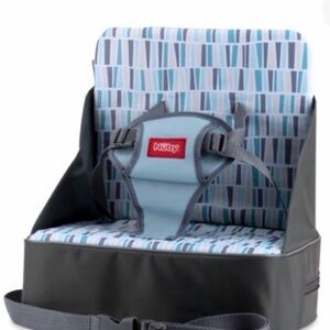 Nuby Light Blue Portable Travel Booster Seat